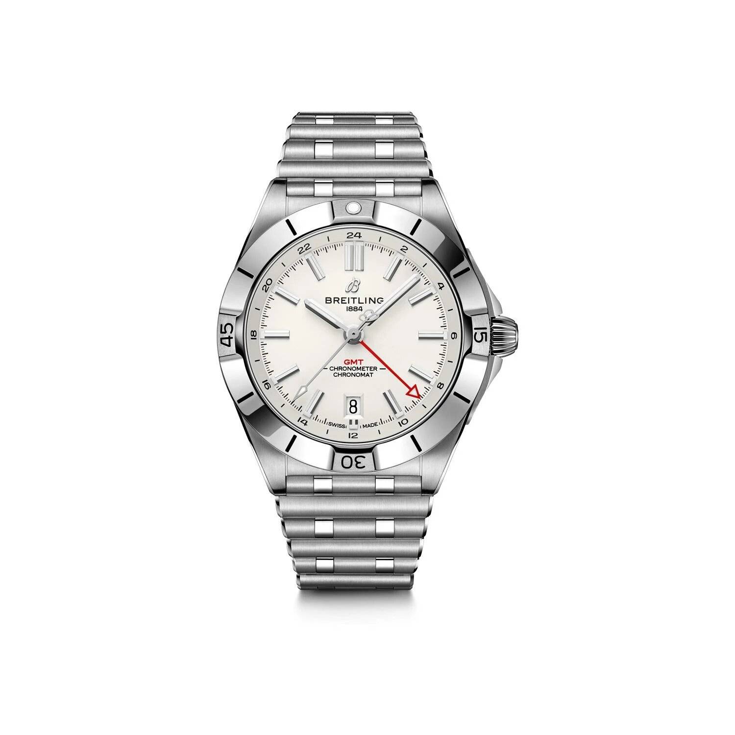 Acheter une montre Breitling Chronomat Automatic GMT bracelet acier de qualité